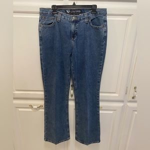 Rockies Vintage Relaxed Fit Low Rise Denim Blue Jeans Women’s Size 16 L